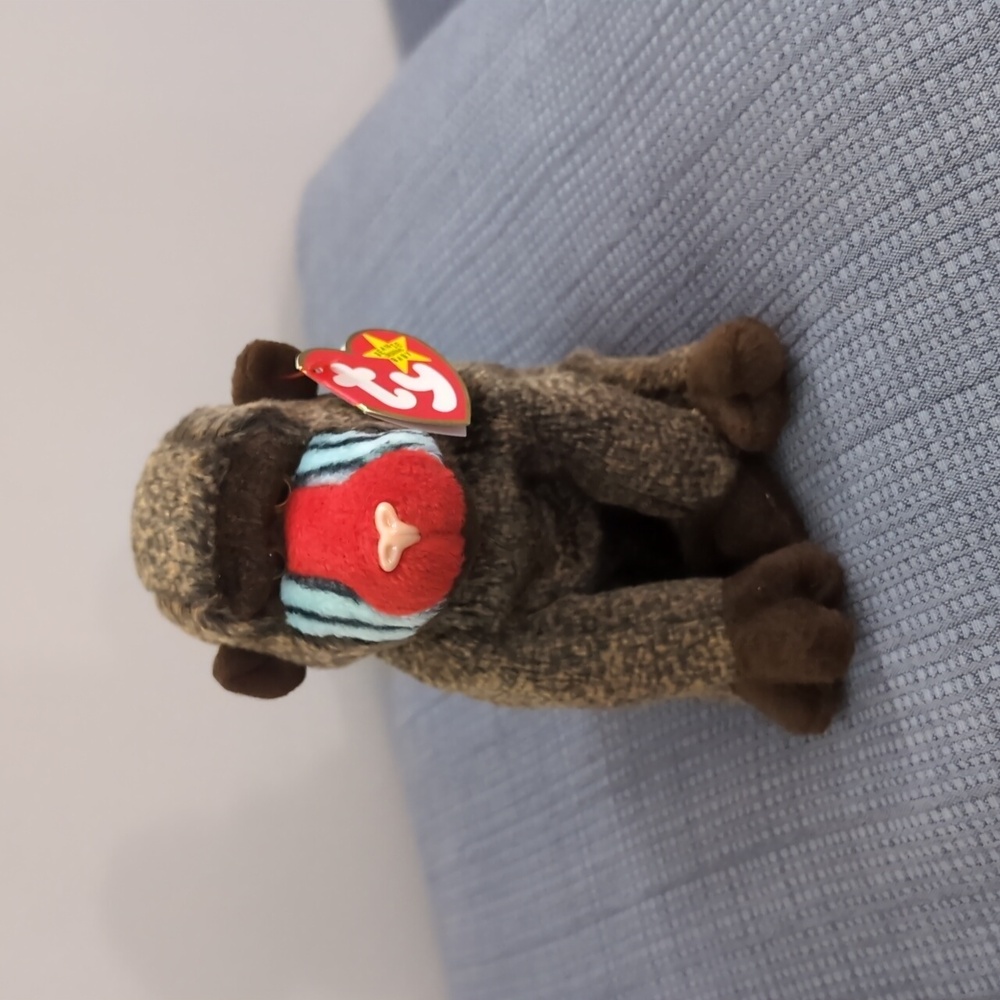Cheeks the baboon ty beanie baby